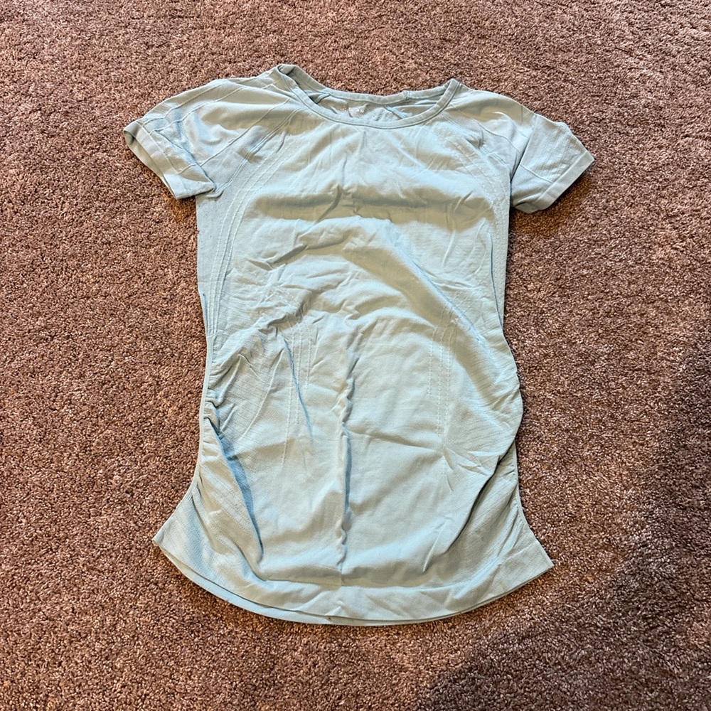 Women's Light Blue Workout Top